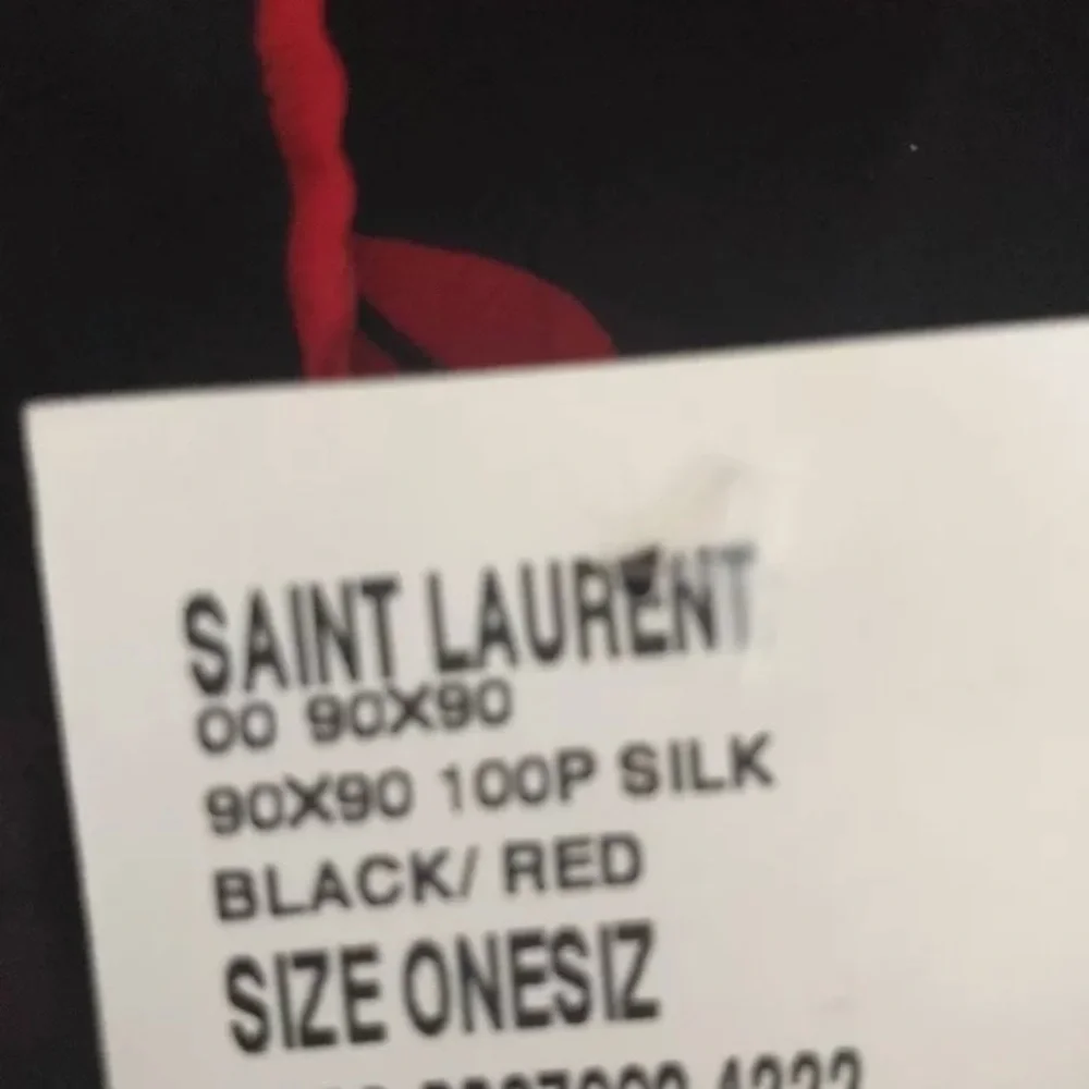 Saint Laurent printed silk scarf 35 x 35 NWT